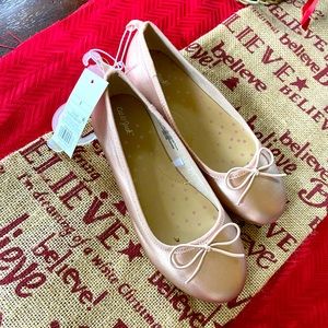 Rose Gold NWT ballerina slippers